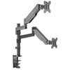 Manhattan 461597 Supporti a parete per TV 81,3 cm [32] Scrivania Grigio (TV/MONITOR DESK MOUNT GAS DUAL- - FULL MOTION 27IN CLAMP/GROMMET)