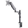 Manhattan 461580 Supporti a parete per TV 81,3 cm [32] Scrivania Grigio (TV & Monitor Mount, Desk, Full Motion [Gas Spring], 1 screen, Screen Sizes: 10-27, Black, Clamp or Grommet Assembly,VESA 75x75