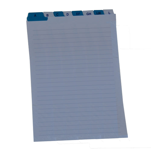 Schede Rubrica A-Z Verticale 24X17Cm E3659 Edipro