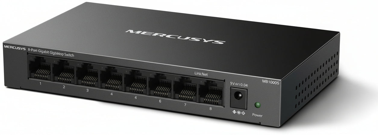 Switch 8-Porte Metallo 10/100/1000Mbps - Mercusys MS108GS