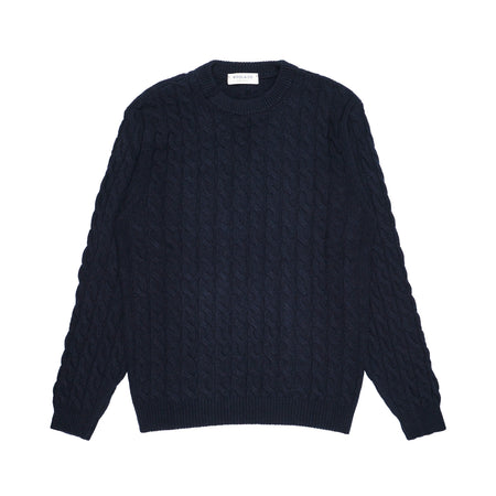 WOOL &amp; CO Maglia Uomo Wool &amp; Co Girocollo Trecce da uomo