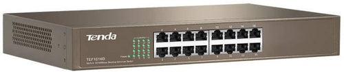 Tenda Switch 16 Porte 10/100 Metal case rack mountable PnP