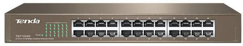 Tenda Switch 24 Porte 10/100 Metal case rack mountable PnP