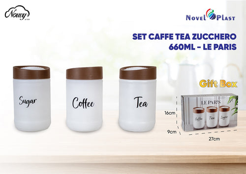 Tris Barattoli 'Le Paris' 660ml