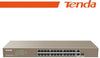 Tenda Switch PoE Web Smart 24 porte 10/100+2Gb+2SFP 440W - TEF1226P-24-410W