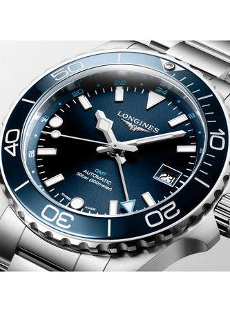 LONGINES Orologio Uomo Longines Hydroconquest GMT l37904966 da uomo