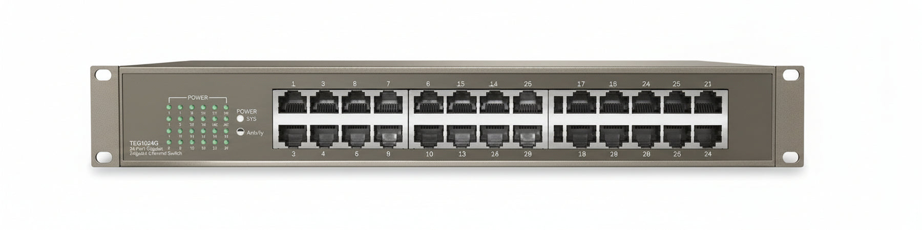 Switch 24 porte Gigabit Tenda TEG1024Gv9.0