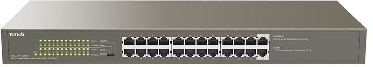 Switch 24 porte Gbit rack mount PoE Tenda- Business