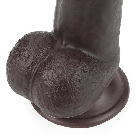 Dildo Nero Realistico Ventosa Sliding-Skin Dong 9.0"