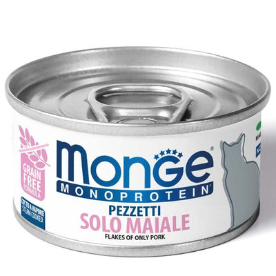 Monge Monoprotein gusto Maiale per Gatti Adulti 80gr