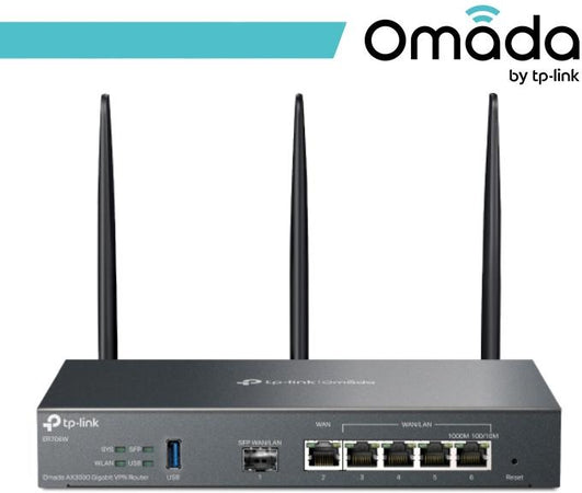 Omada Router VPN Multi WAN - Wi-Fi 6 AX3000 - ER706W
