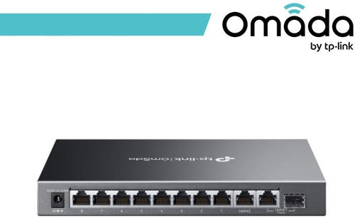 Omada Switch Easy Managed 10 Porte Gigabit con 8 porte PoE+ - ES210GMP