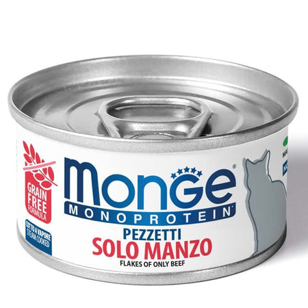 Monge Monoprotein gusto Manzo per Gatti Adulti 80gr