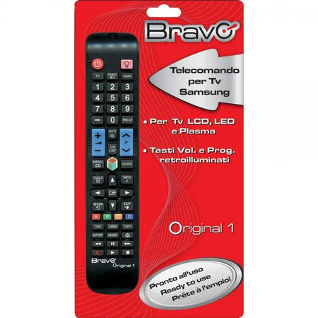 BRAVO ORIGINAL 1 (90202047) - TELECOMANDO COMPATIBILE FEDELMENTE RIPRODOTTO PER TV SAMSUNG