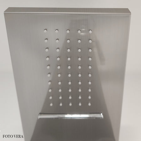 Colonna Doccia Idromassaggio Acciaio Spazzolato| Smeralda