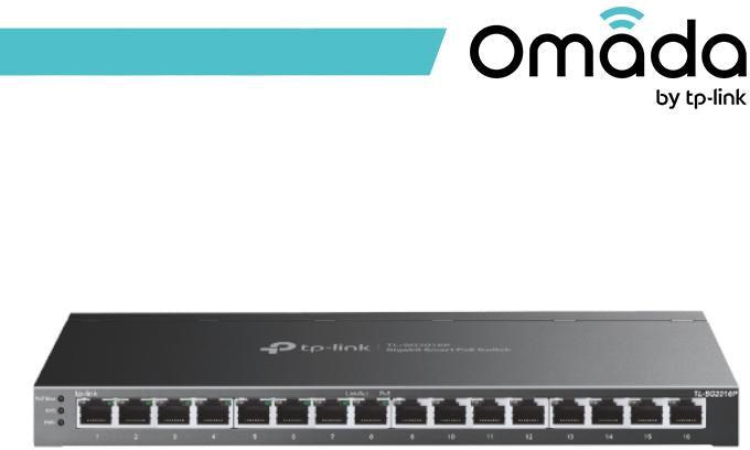 Omada Switch Smart Desktop 16 Porte Gigabit di cui 8 PoE+