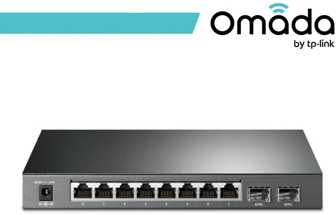 Omada Smart Switch JetStream Gigabit 8 Porte PoE+ 2 SFP - SG2210P