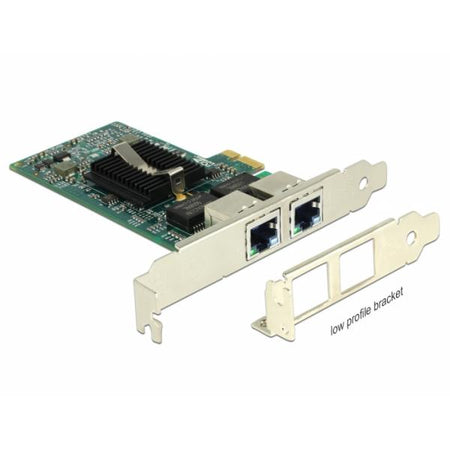 DeLOCK 89944 scheda di rete e adattatore Interno Ethernet 1000 Mbit/s (Delock PCI Express Card > 2 x Gigabit)