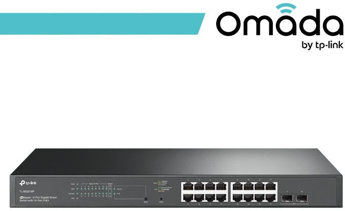 Omada Switch Smart Gigabit 18 Porte di cui 16 PoE+ - SG2218P
