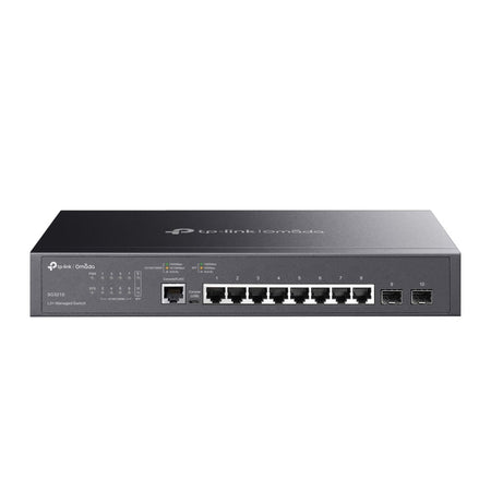 Omada Switch Managed L2+ con 8 Porte Gigabit e 2 Slot SFP - SG3210