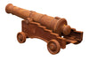 Biscottini Fedele riproduzione di cannone d'epoca in fusione di ghisa L215XPR95H80