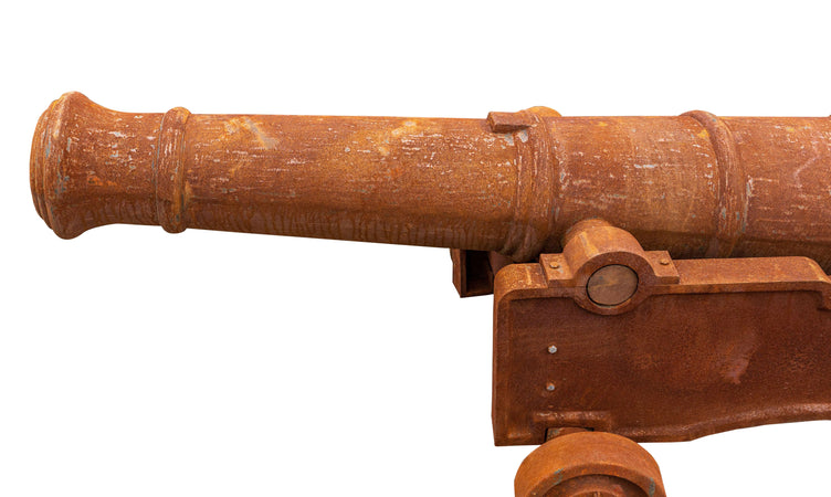 Biscottini Fedele riproduzione di cannone d'epoca in fusione di ghisa L215XPR95H80