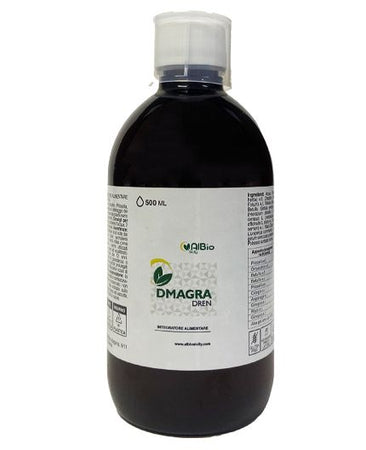 Dmagra dren 500 ml drenante con Aloe vera, Pilosella, Betula, Asparago, Ortosifonide, Ciliegio per il drenaggio dei liquidi