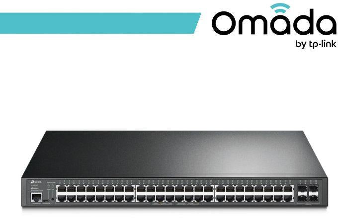 Omada Switch L2+ con 48 Porte Gigabit PoE+ 4 SFP - SG3452P
