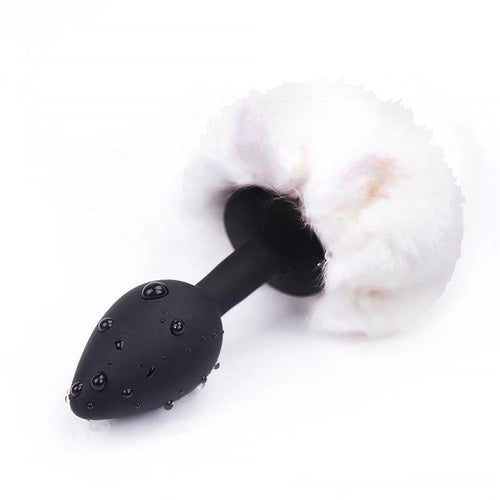 Plug Anale con Coda Bianca da Coniglio