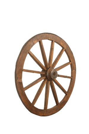 Biscottini RUOTA CARRO ANTICA RESTAURATA L159XPR30XH159 molto robusta Offerta Speciale