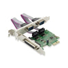 Controller adattatore Conceptronic SPC01G - 3-Porte - Seriale + Parallela PCIe Card - DB25 Parallela - DB9 RS232 Seriale