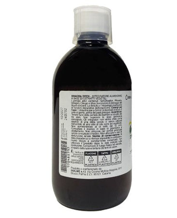 Dmagra dren 500 ml drenante con Aloe vera, Pilosella, Betula, Asparago, Ortosifonide, Ciliegio per il drenaggio dei liquidi