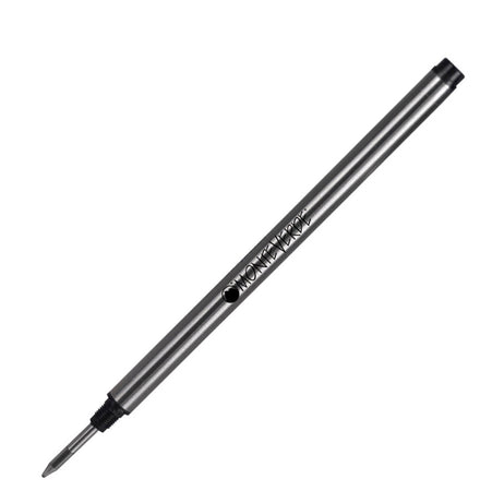 Blister 2 Refill In Metallo Per Roller Montblanc Nero Punta Media