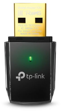 Scheda Wireless USB Dual Band AC600 TP-Link Archer T2U