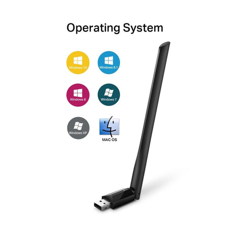 Adattatore USB DualBand 600Mbps 5dBi TP-Link Archer T2U Plus