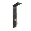 Colonna Idromassaggio Nera Termostatica | Diamante-Black
