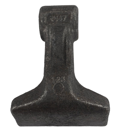 Mazza trincia dentata 100x120mm attacco 42mm e foro 20,5mm