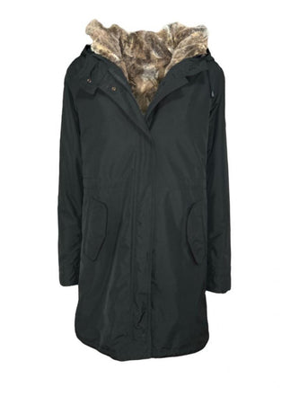Refrigue piumino Donna R69271 EVOLUTION FUR - NERO da donna