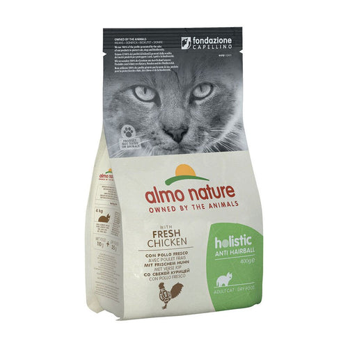 Almo Nature Holistic Anti Hairball gusto Pollo per Gatti Adulti