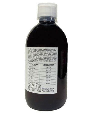 Dmagra dren 500 ml drenante con Aloe vera, Pilosella, Betula, Asparago, Ortosifonide, Ciliegio per il drenaggio dei liquidi