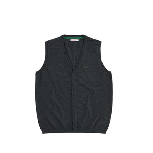 SUN68 Sun68 - Gilet Solid 47 Grigio Scuro K40104 da uomo
