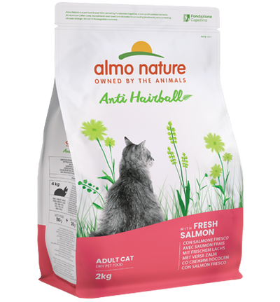 Almo Nature Holistic Anti Hairball gusto Salmone per Gatti Adulti