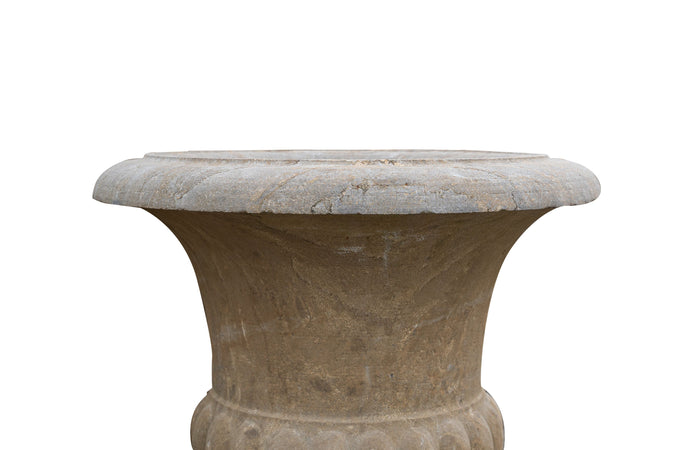 Biscottini VASO FESTONATO INVECCHIATO IN PIETRA pietra, conca festonata Offerta Speciale