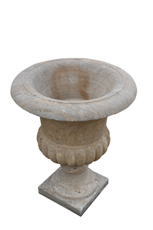 Biscottini VASO FESTONATO INVECCHIATO IN PIETRA pietra, conca festonata Offerta Speciale