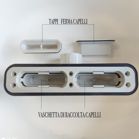 Piatto doccia in marmoresina Grigio Chiaro effetto pietra cemento VINCENT