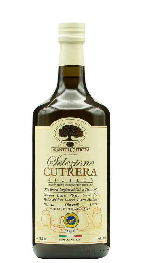 Frantoi Cutrera Olio Extra Vergine D'oliva Selezione Cutrera I.G.P. Lt 1 - Frantoi Cutrera