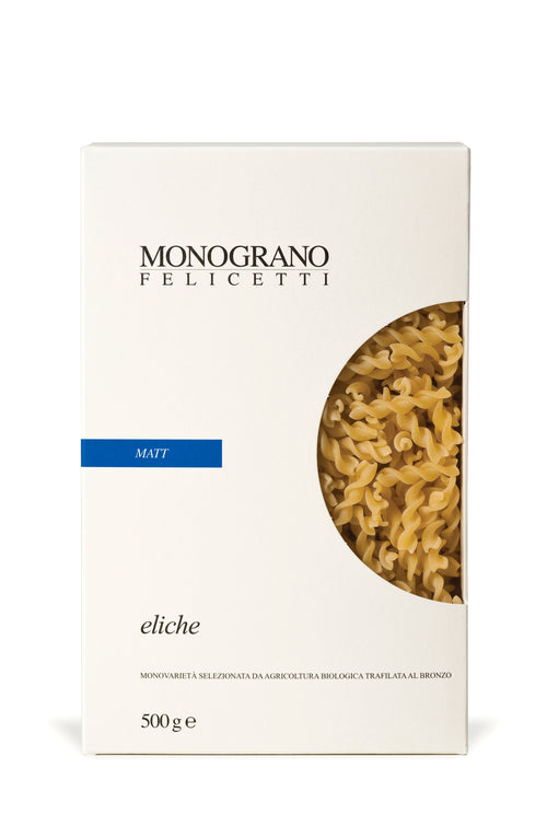 Monograno Felicetti Pasta Eliche Astucciate Grano Mat Bio - Pastificio Felicetti