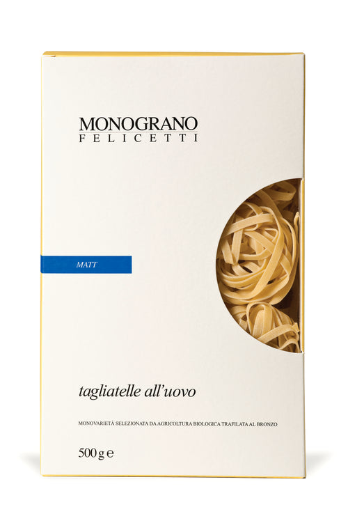 Monograno Felicetti Pasta Tagliatelle All'uovo Astucciate Grano Mat Bio - Pastificio Felicetti