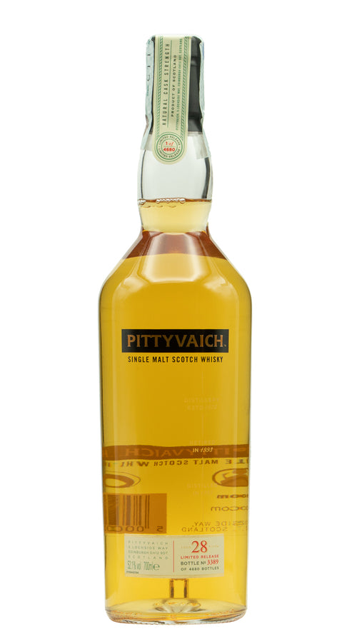 Whisky Pittyvaich 25 Anni Natural Cask Strenght Distilled 1989