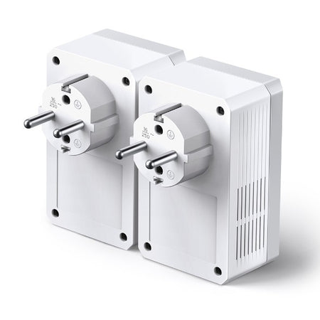 Kit 2 powerline con Shuko passante 1 port LAN TL-PA4010P KIT